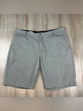 Volcom Frickin Chino Shorts Mens 40 Stretch 10” Inseam Gray